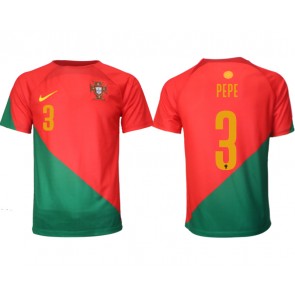 Maillot de foot le Portugal Pepe #3 Domicile Monde 2022 Manches Courte